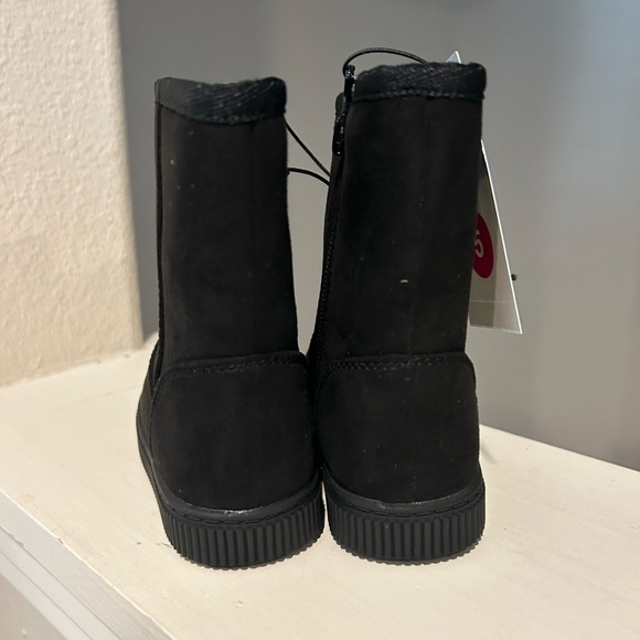 Cat & Jack Toddler Youth Girls Pip UGG Style Boots Black Multiple Sizes - Picture 6 of 9